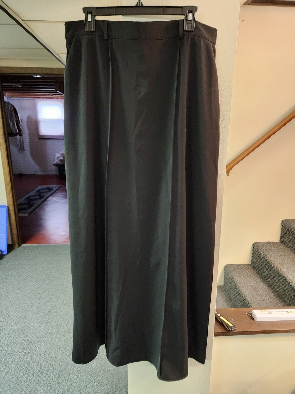 Uoozee Xxl Classic Black Women’s Maxi Skirt